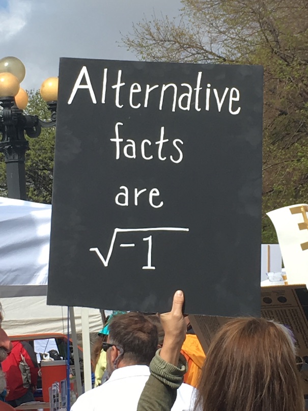 Alternative facts are imaginary