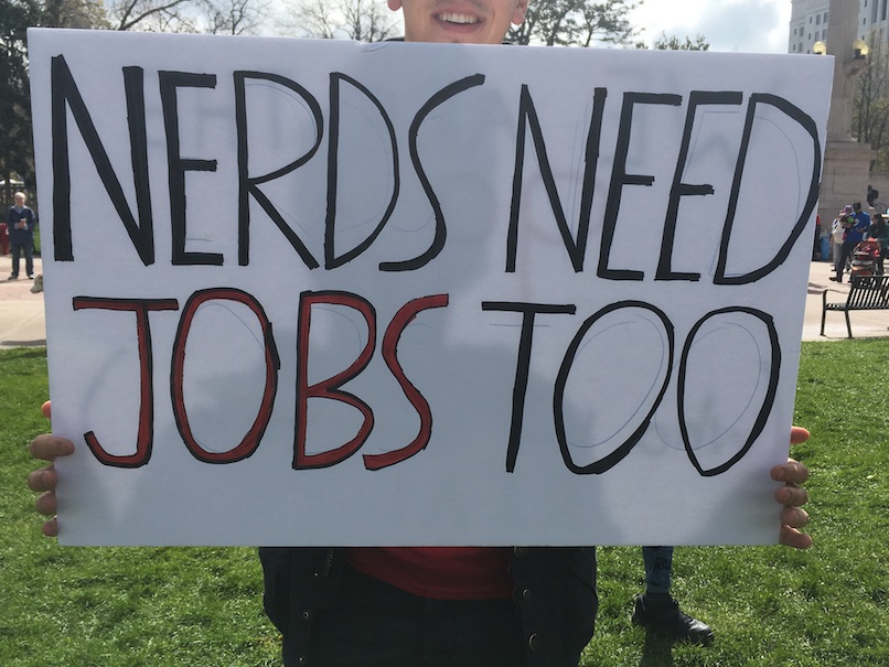 Nerds need jobs too