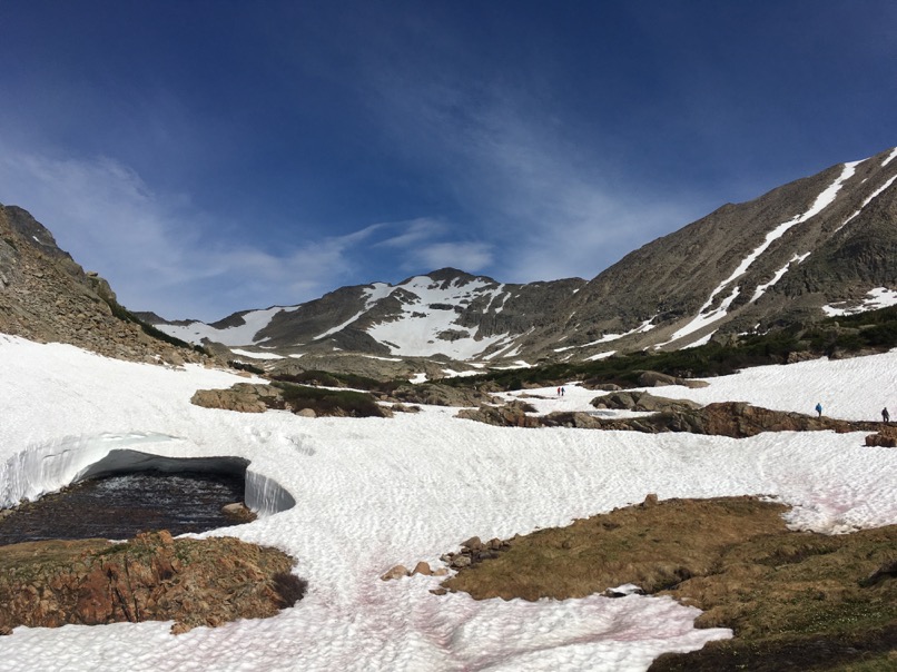 Sentier vers Blue Lake