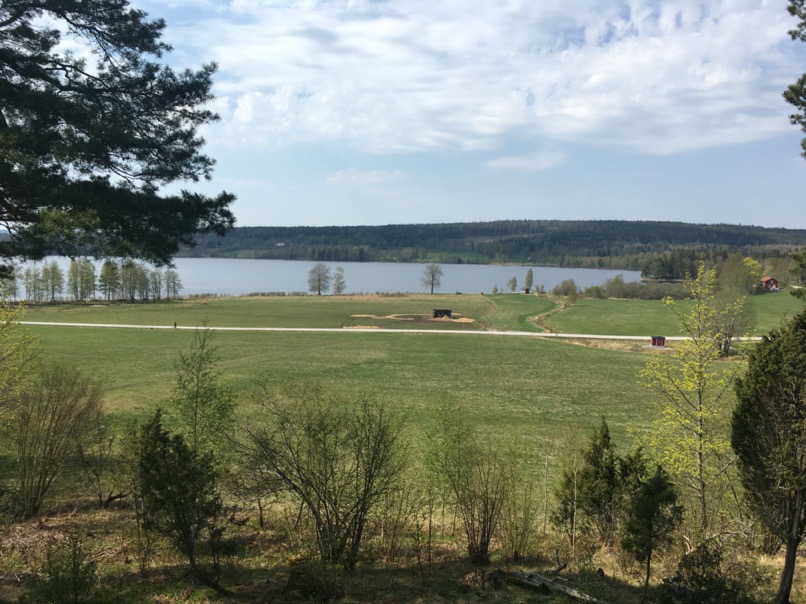 Vue depuis le jardin de Staffan